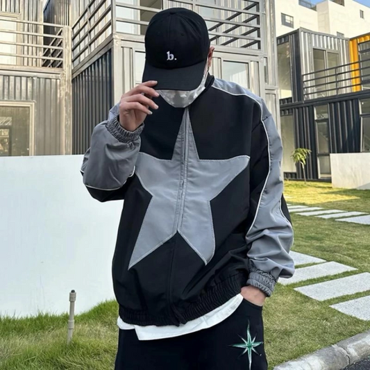 Star Detailed Y2k Lightweight Jacket