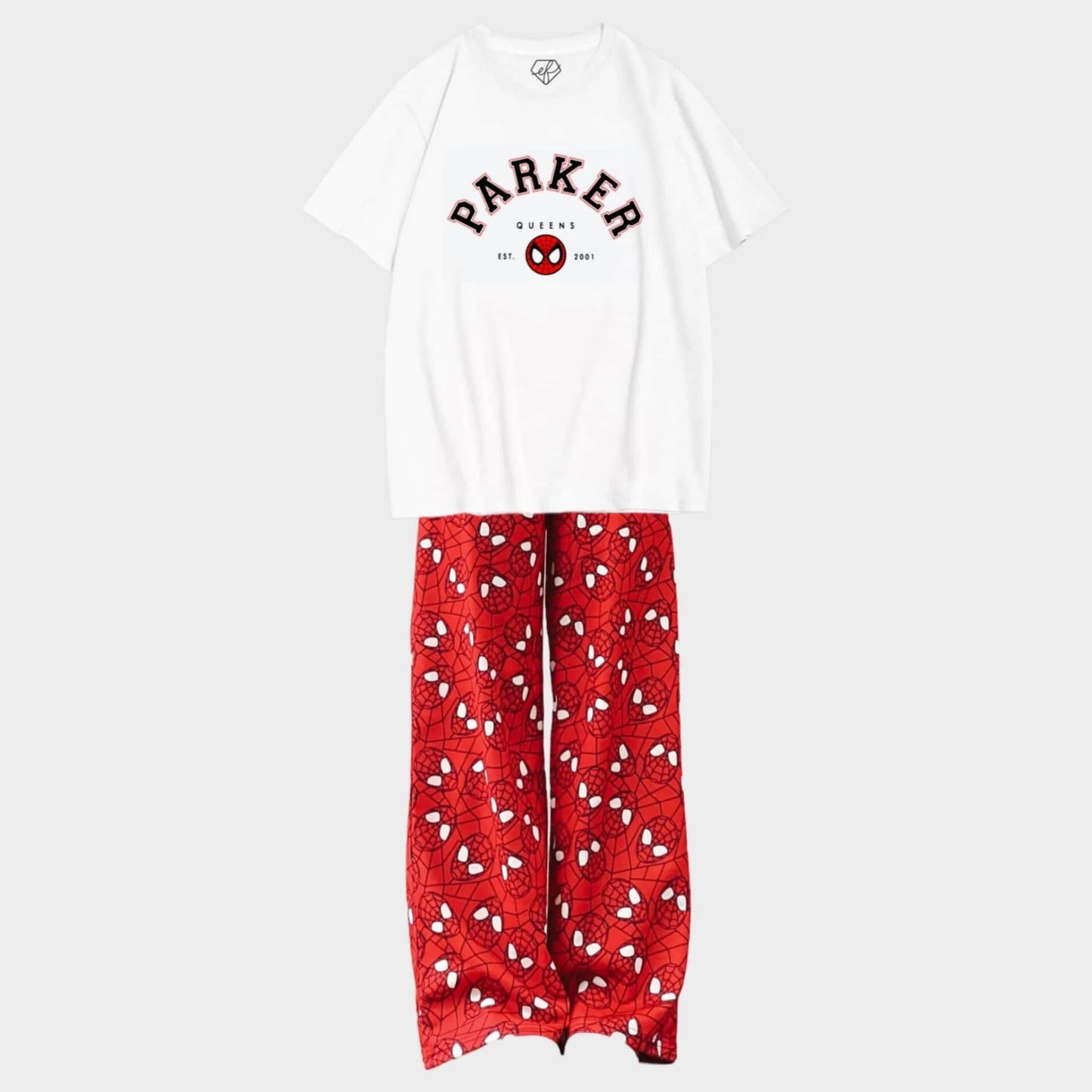 Parker Tshirt And Spider Hero Pajama Set