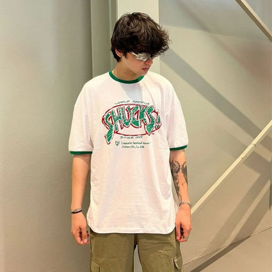 streetwear oversized shucks tshirt