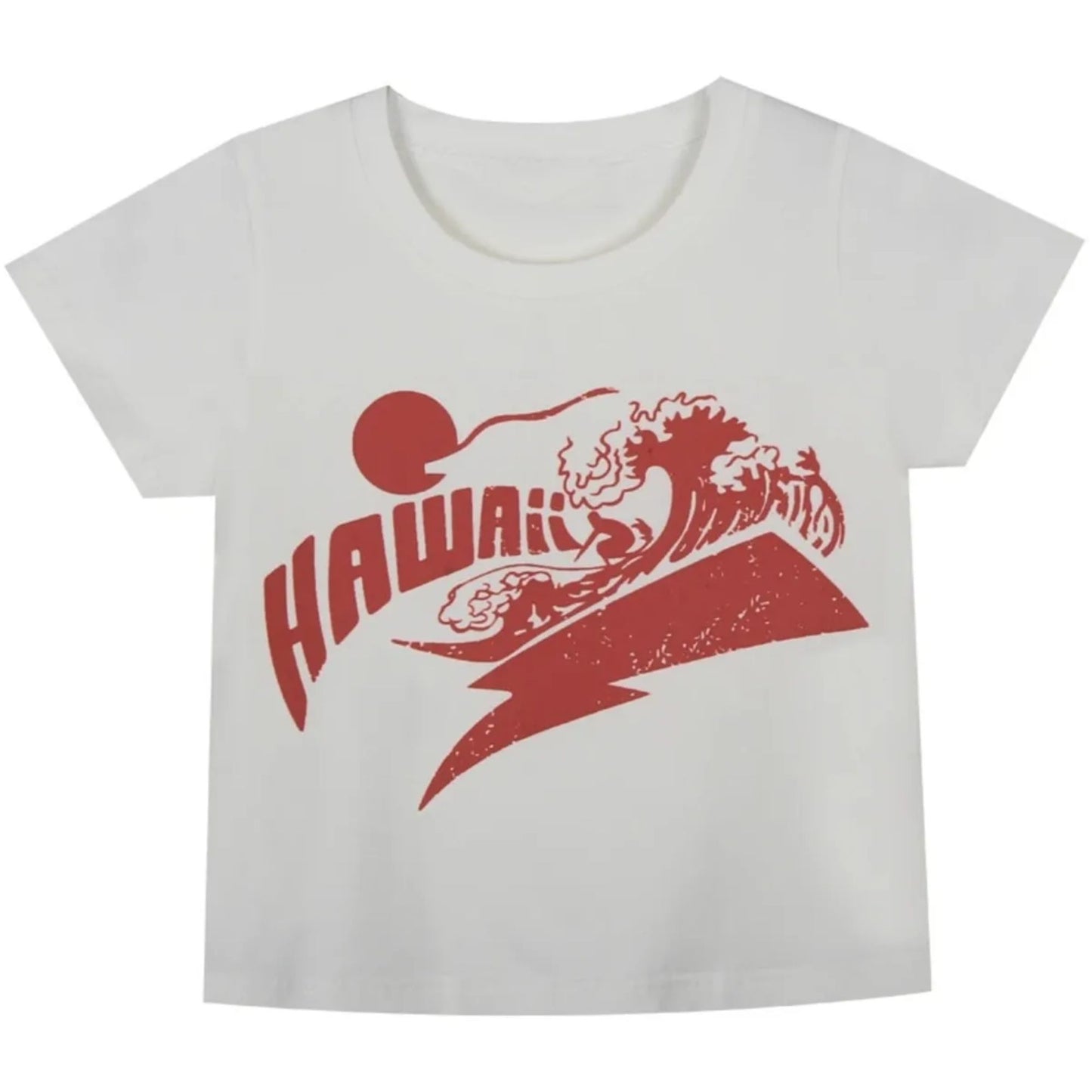 Hawaii Printed Crop Top